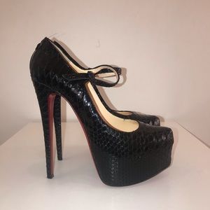 Christian Louboutin Platform Python Platform Heels